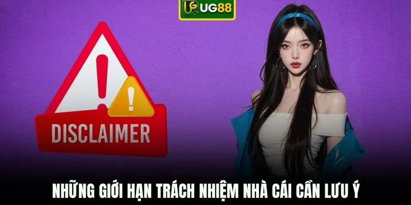 Những giới hạn trách nhiệm nhà cái cần lưu ý
